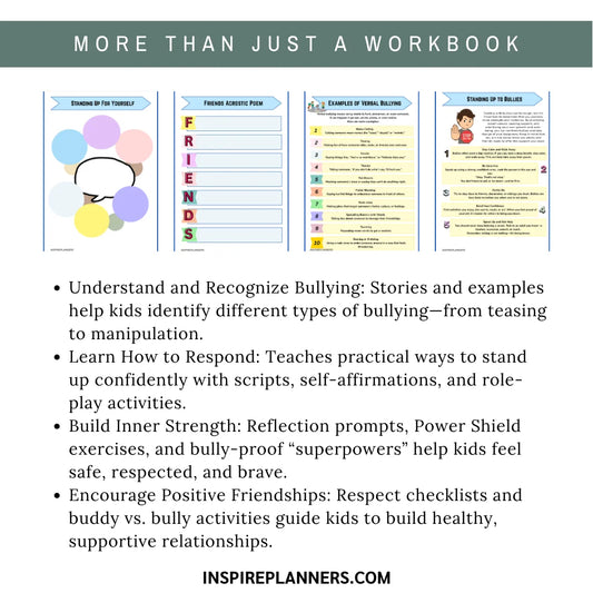 Standing Strong Against Bullying Workbook