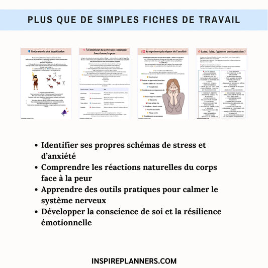 Cahier Fight or Flight – Gestion de l’Anxiété & Ressources de Gestion du Stress - French