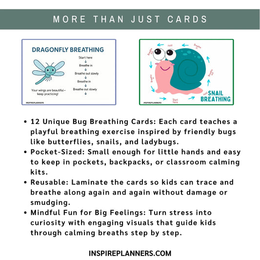 Bug Breathing Cards