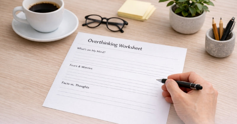 How to Deal with Overthinking Using Printable Worksheets Tha‌t Work