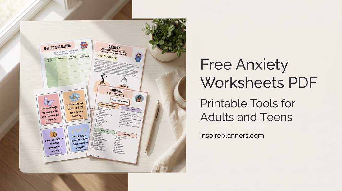 Free Anxiety Worksheets PDF: Printable Tools for Adults and Teens