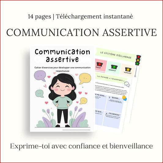 Cahier Communication Assertive pour Enfants - French