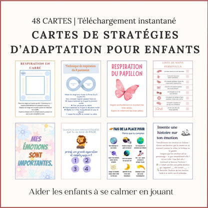 Paquet Thérapie Enfants – Outils de Confiance & de Régulation Émotionnelle - French