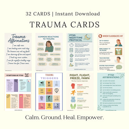 Ultimate Trauma Therapy Bundle – 190+ Printable Pages of Guided Healing