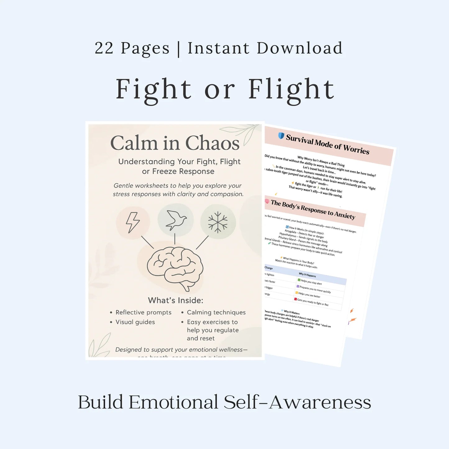 Ultimate Trauma Therapy Bundle – 190+ Printable Pages of Guided Healing