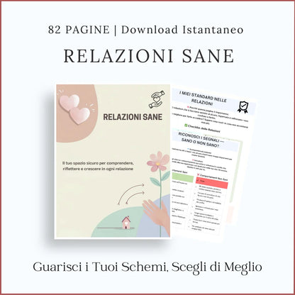 Quaderno sulle Relazioni Sane – 80+ Schede Stampabili