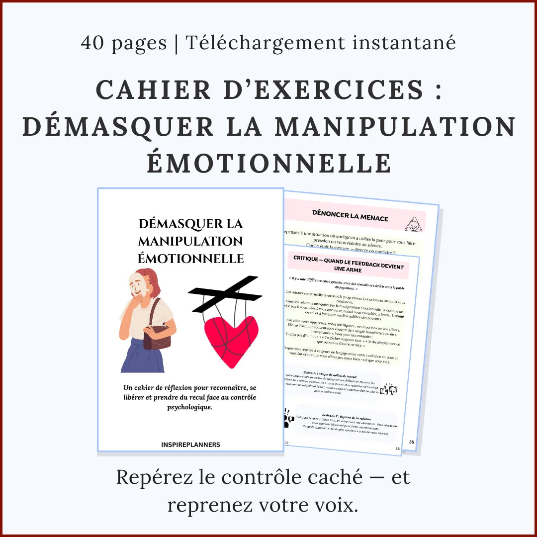 Pack de Fiches de Thérapie de Couple - French