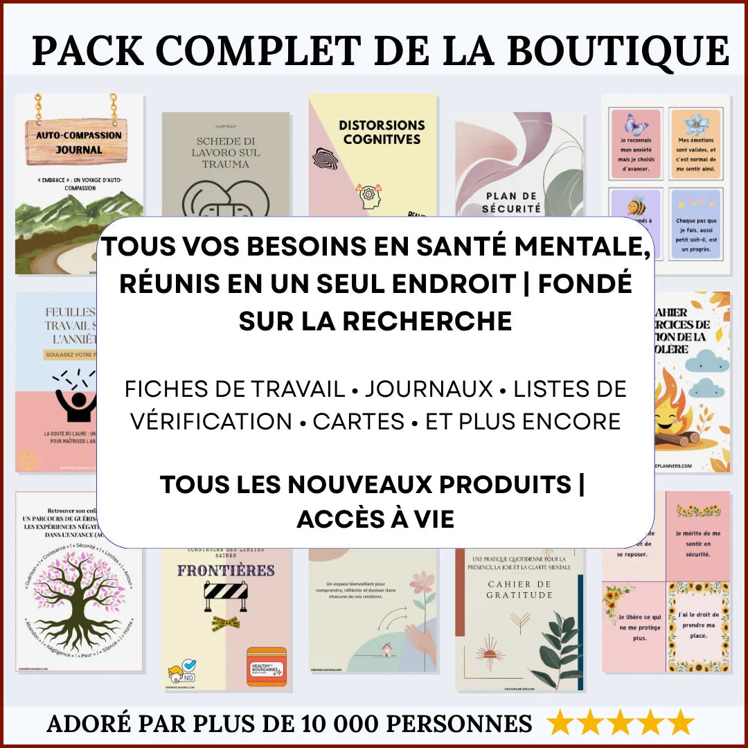 Pack Complet de la Boutique — French