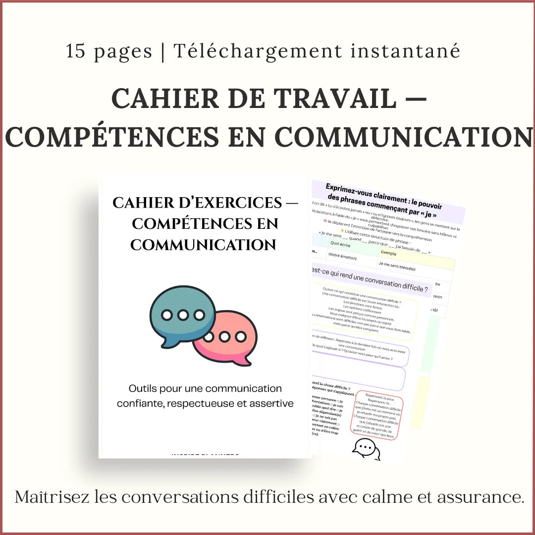 Pack de Fiches de Thérapie de Couple - French
