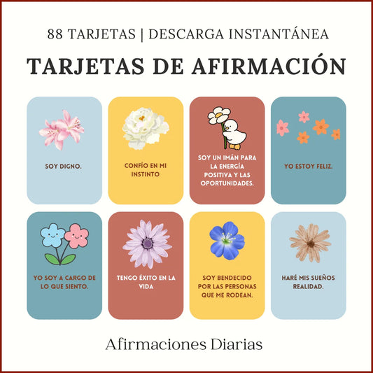 TARJETAS DE AFFIRMACION