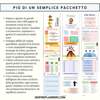 Pacchetto di Terapia per Bambini – Strumenti per la Fiducia & la Regolazione Emotiva - Italian