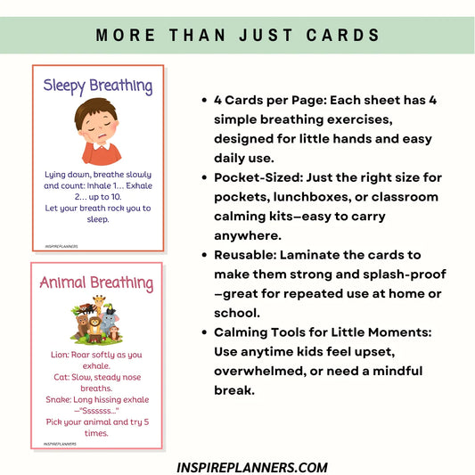 Mindful Breathing Cards