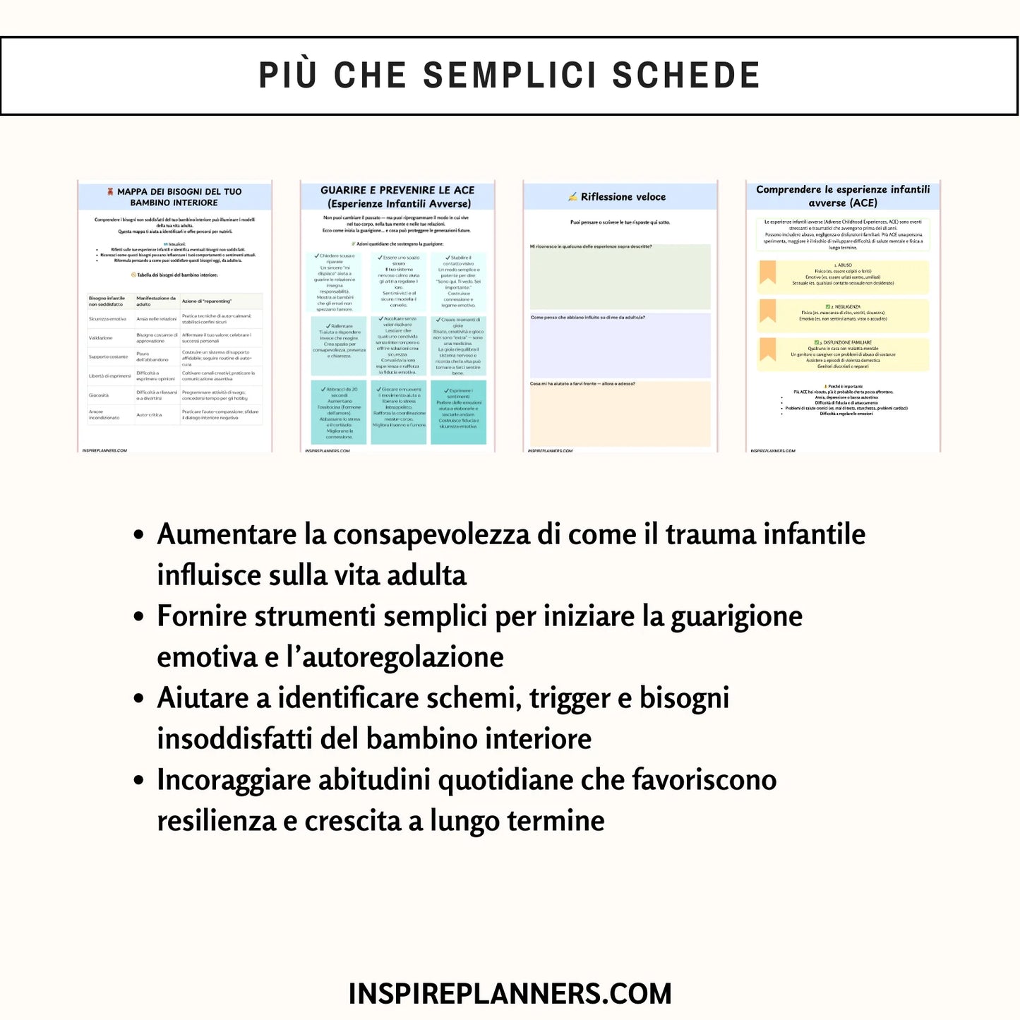 Quaderno ACE – Esperienze Infantili Avverse & Risorse per il Recupero dal Trauma - Italian