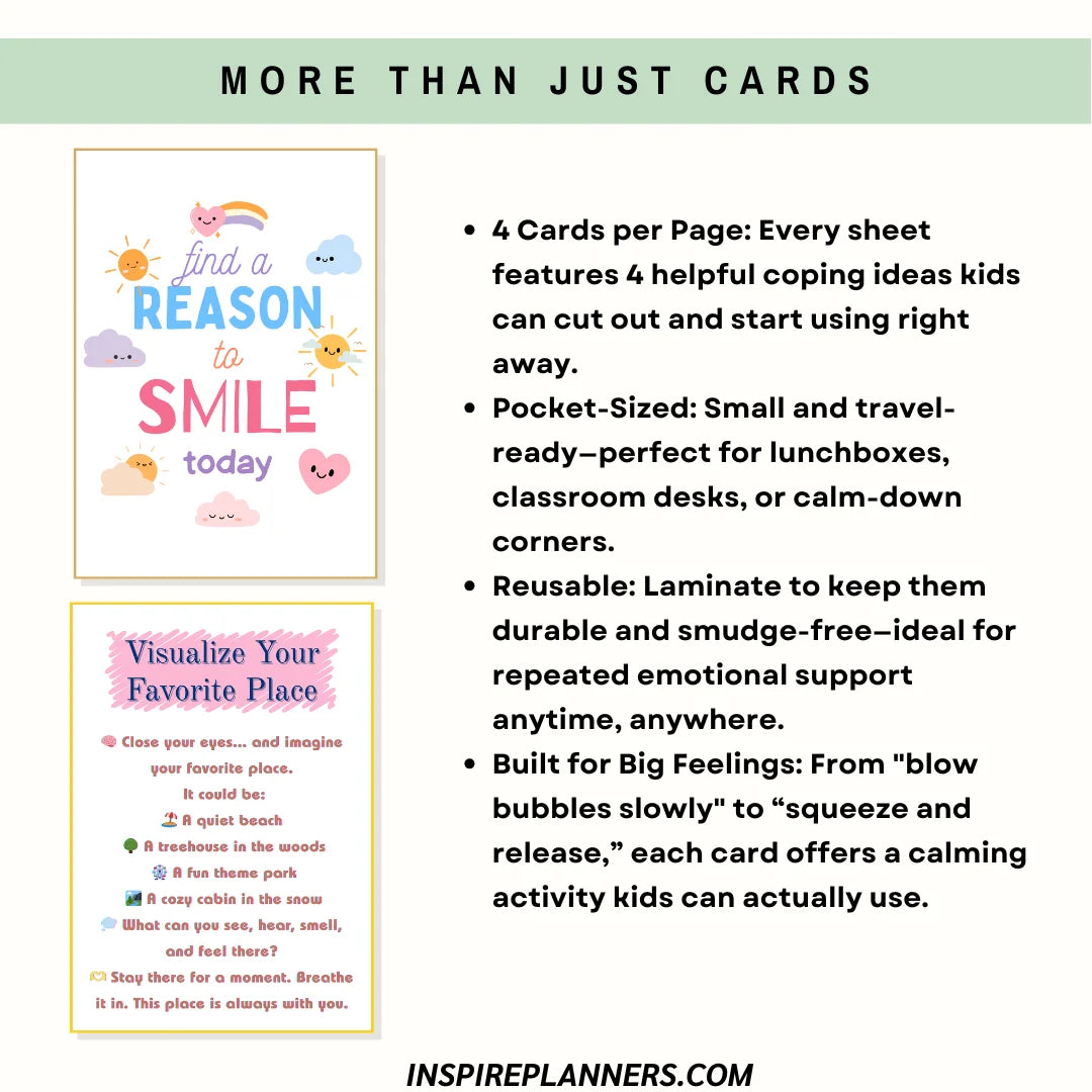 Kids Coping Skill Cards