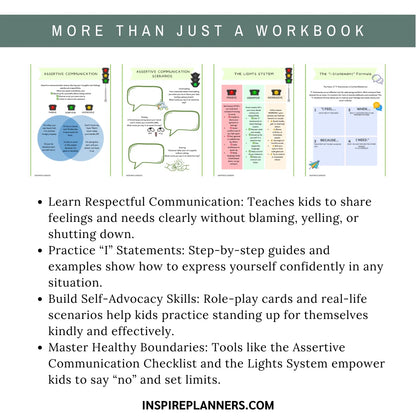 Assertive Communication Workbook for Kids