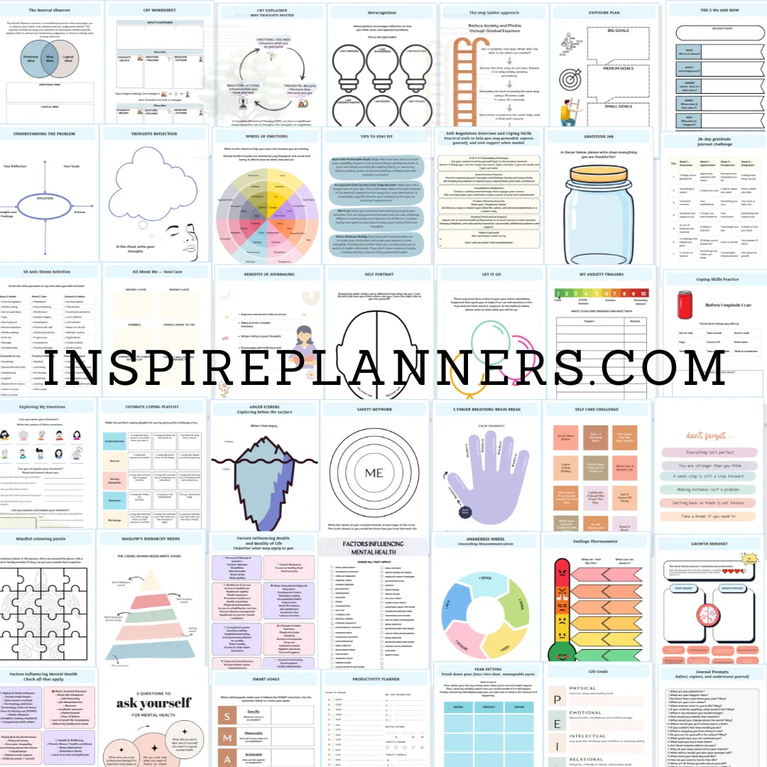Inspire Planners Worksheets
