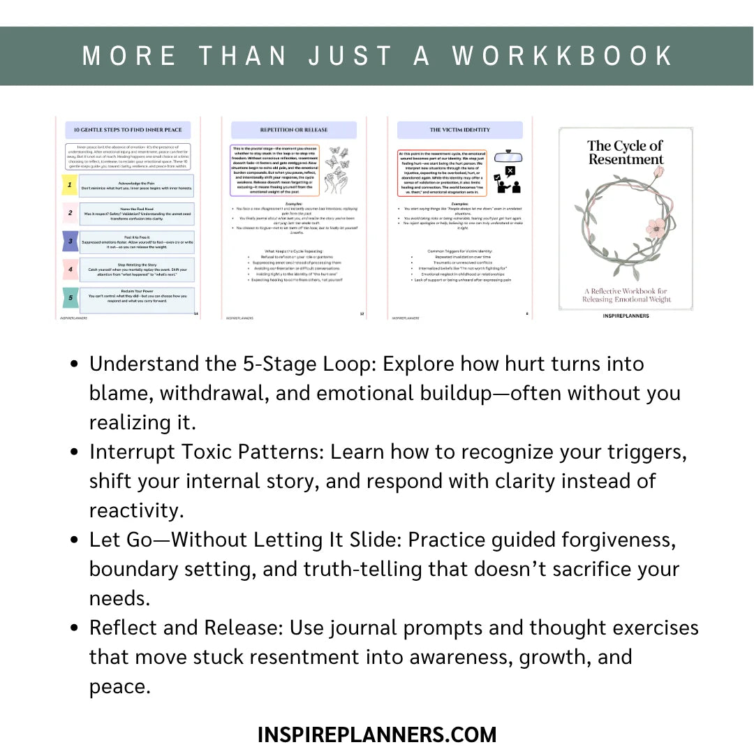 Healing the Resentment Loop Workbook – Let Go Without Bottling It Up ...