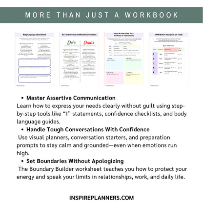 Communication Skills Workbook: Speak Up with Confidence, Respect, and Clarity