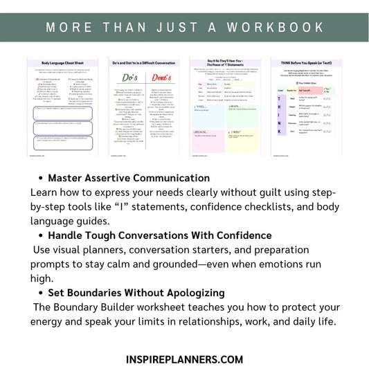 Communication Skills Workbook: Speak Up with Confidence, Respect, and Clarity