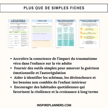 Cahier ACE – Expériences Négatives de l’Enfance & Ressources de Guérison du Trauma - French