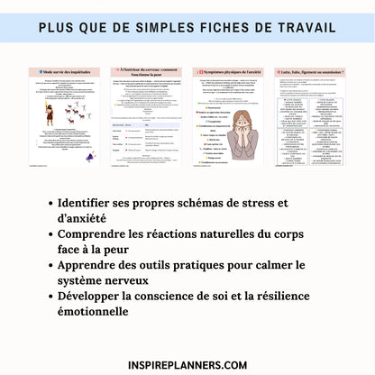 Cahier Fight or Flight – Gestion de l’Anxiété & Ressources de Gestion du Stress - French