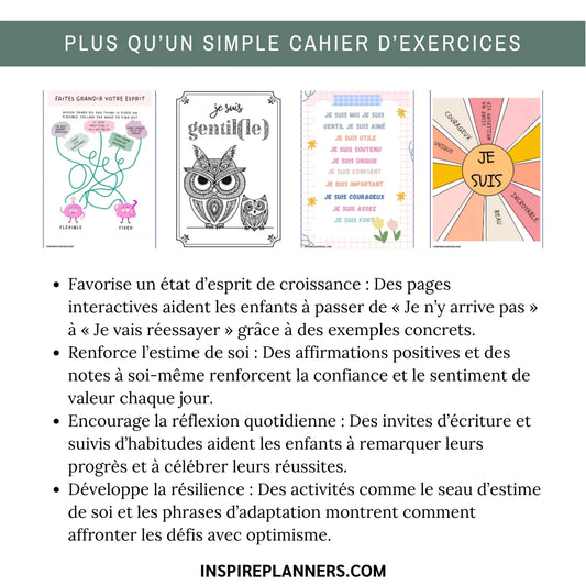 Cahier Mentalité Positive - French