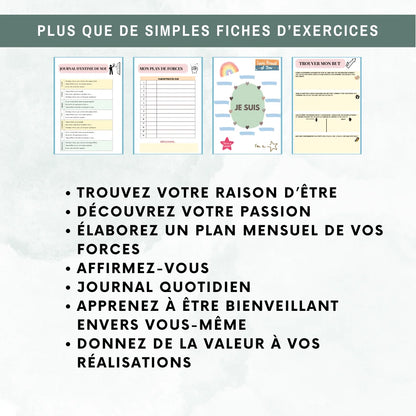 Cahier d’Estime de Soi - French