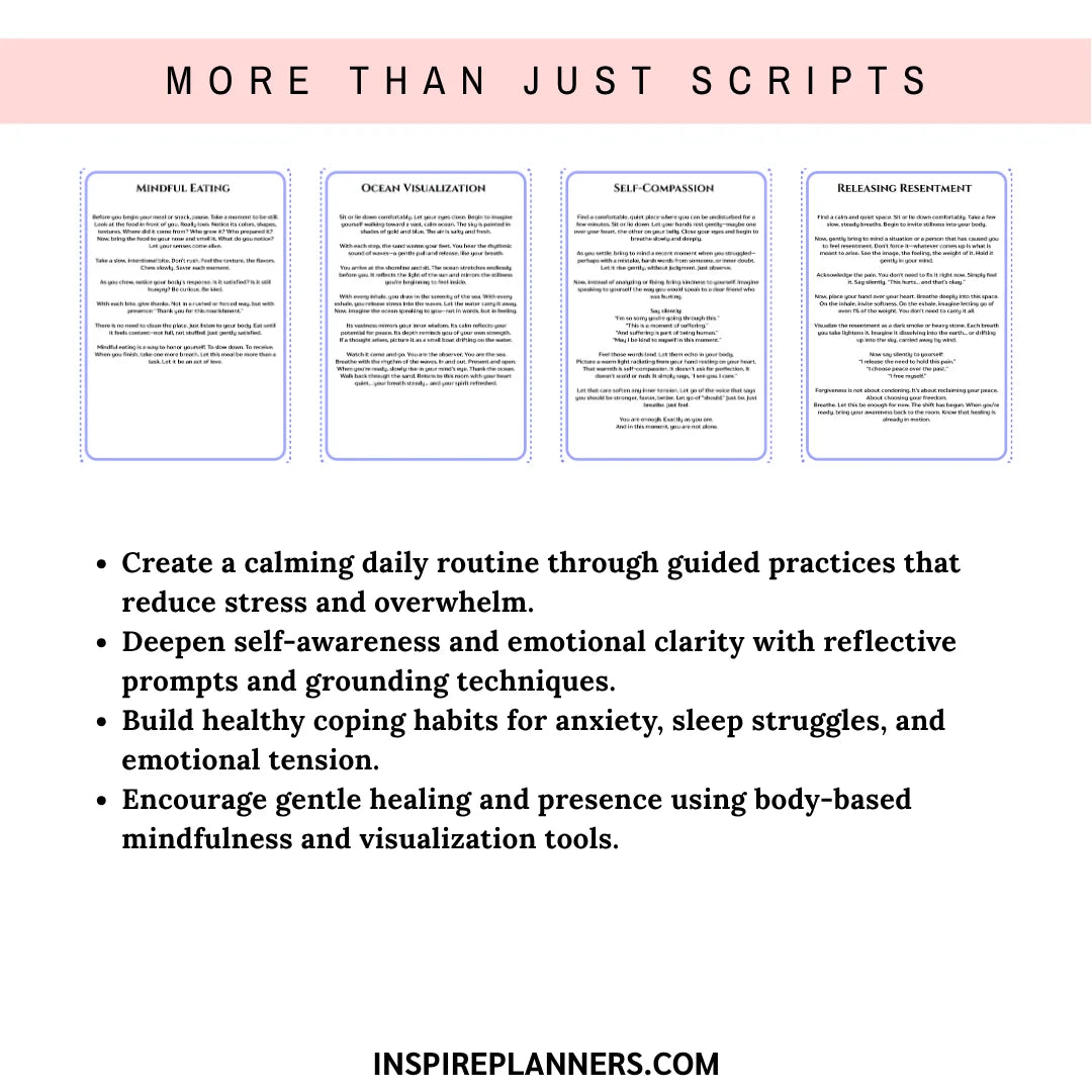 25 Guided Mindfulness Scripts