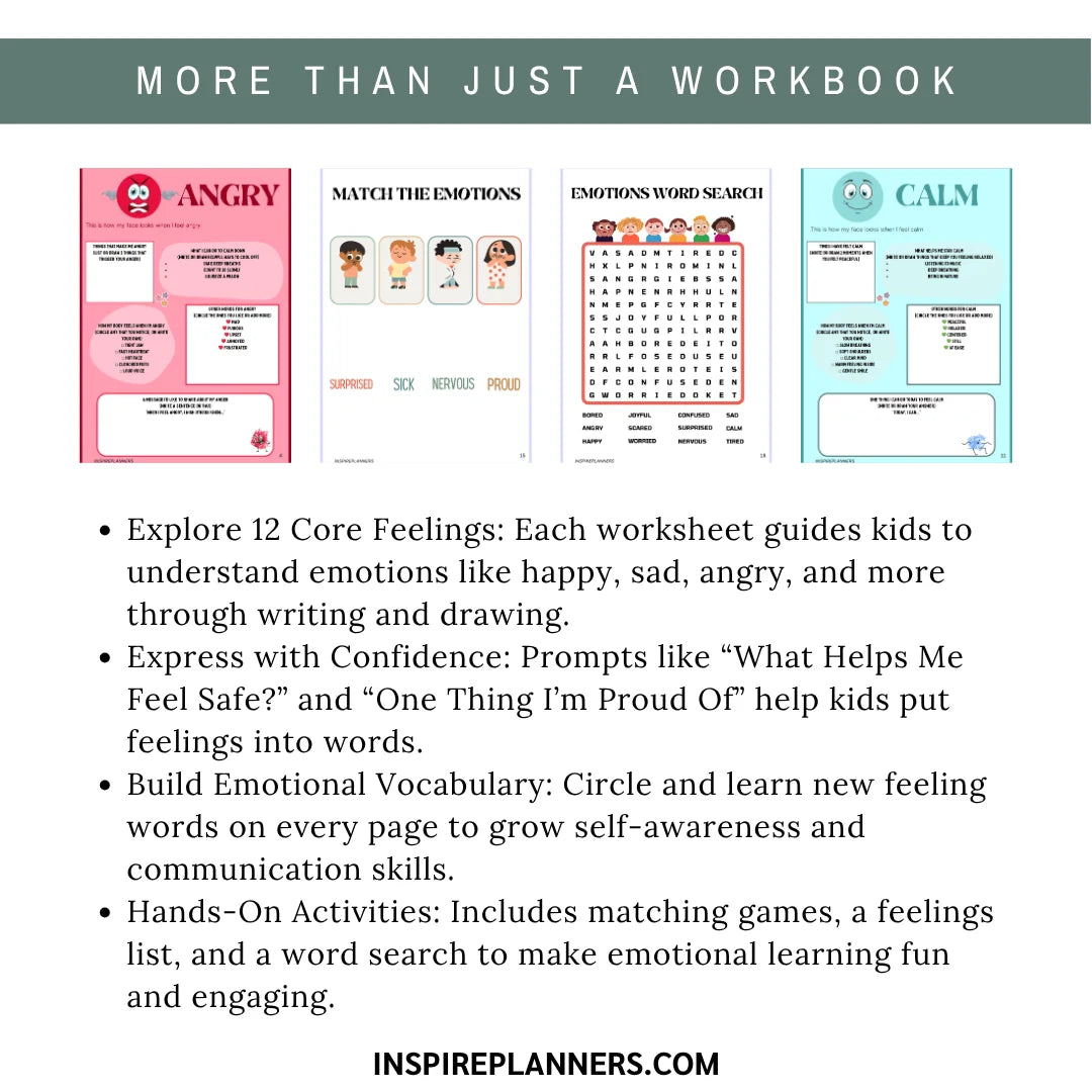 Kids Feelings Workbook