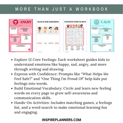 Kids Feelings Workbook