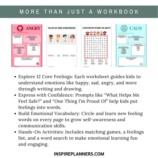 Kids Feelings Workbook