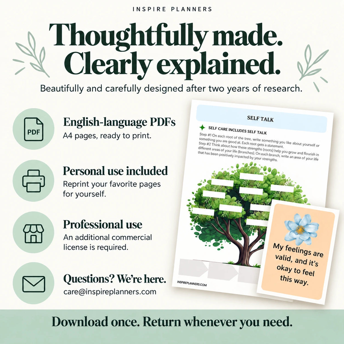 Whole Shop Mega Bundle — Mental Health Printables (English)
