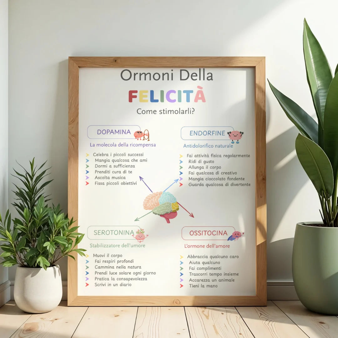 5 Poster del Benessere Emotivo da Stampare — Ruota delle Emozioni, Angolo della Calma & Regolazione Emotiva (Italian)
