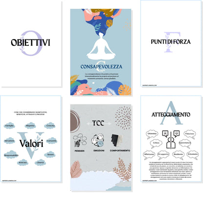 Italian Worksheets for Anxiety