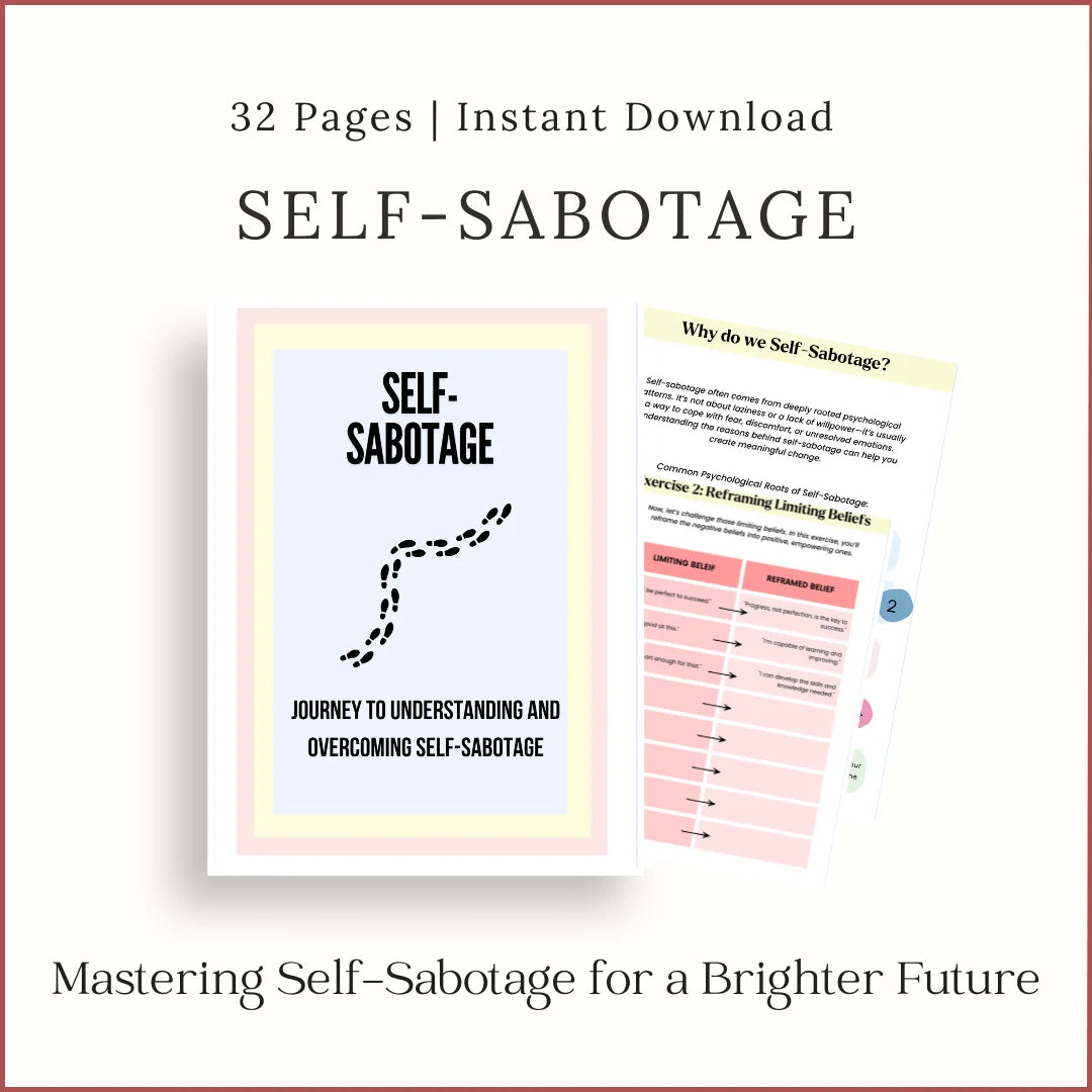 Self-Sabotage Worksheets: Break Free from Your Own Barriers