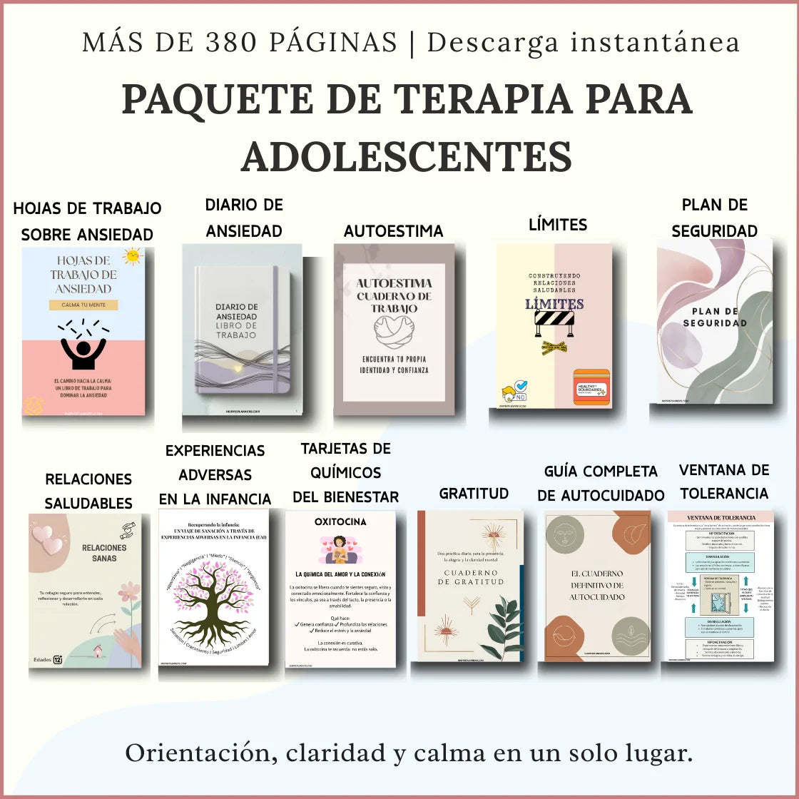 Paquete De Terapia Para Adolescentes