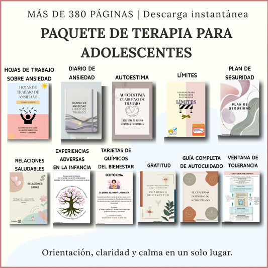 Paquete De Terapia Para Adolescentes