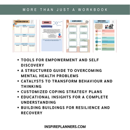 Depression Spiral Workbook tools for empowerment coping strategies and recovery