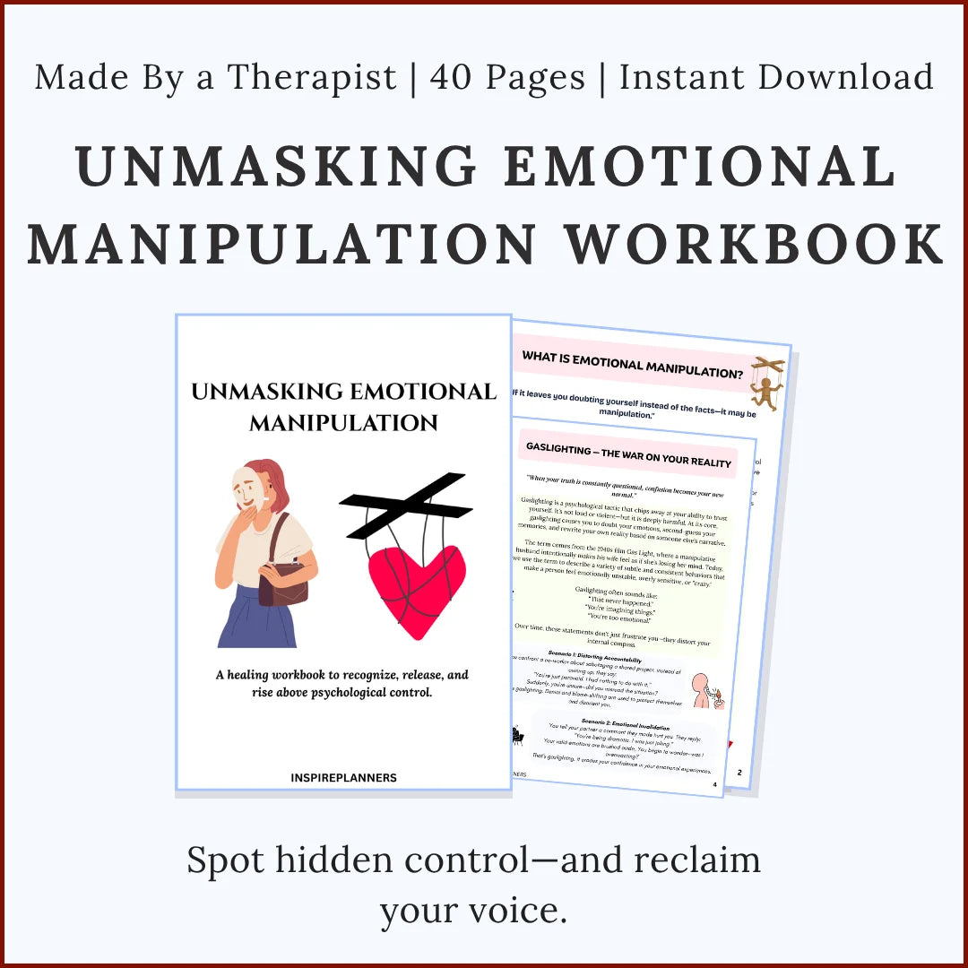 Manipulation Worksheet.pdf Couples Therapy Worksheets Bundle – Printable Relationship Workbooks ...