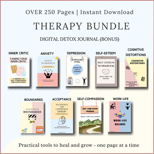 Therapy Bundle: Your Path to Mental Wellness Starts Here - English
